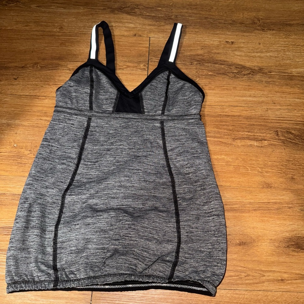 Stylish Gray and Black Sleeveless Dress